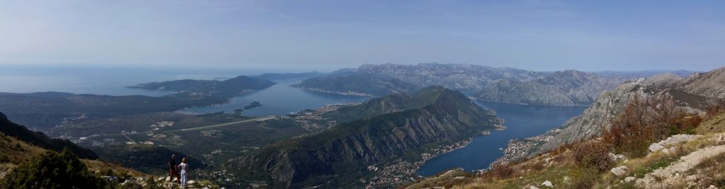 Panorama, Kotor Bay from the high pass